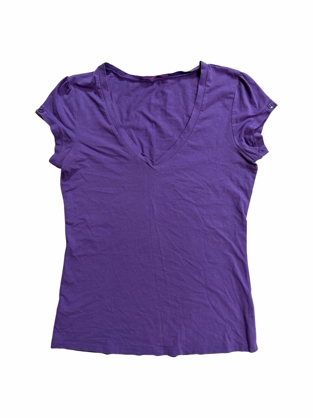 Smart Set Purple V-Neck T-Shirt